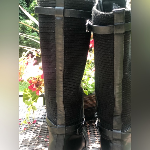 Cloudwalkers By Avenue Black Wide Calf Boots .Woman’s Size 9 1/2 W - Picture 4 of 16